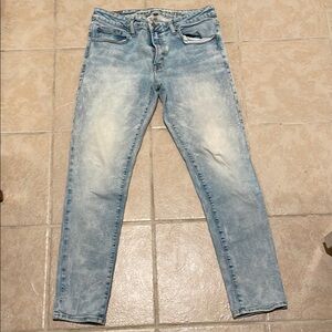 Men's Light Blue Jeans American Eagle AE 34x32 Flex
